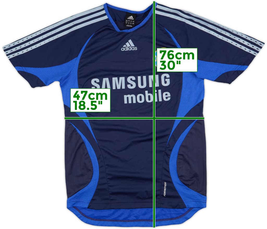 2006-07 Chelsea adidas Training Shirt - 8/10 - (M)