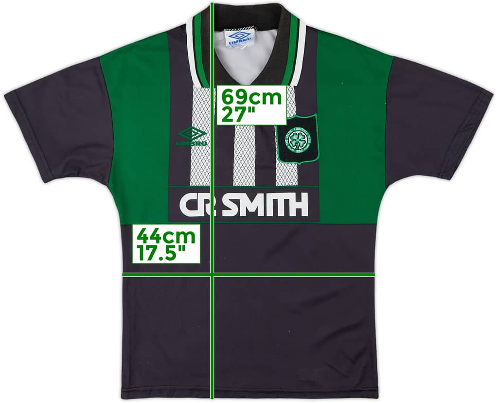 1994-96 Celtic Away Shirt - 8/10 - (L.Boys)