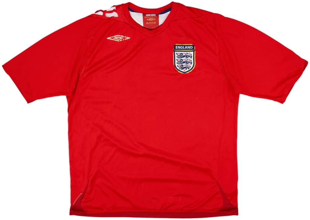 2006-08 England Away Shirt - 4/10 - (XL)
