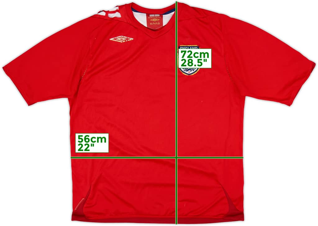 2006-08 England Away Shirt - 4/10 - (XL)