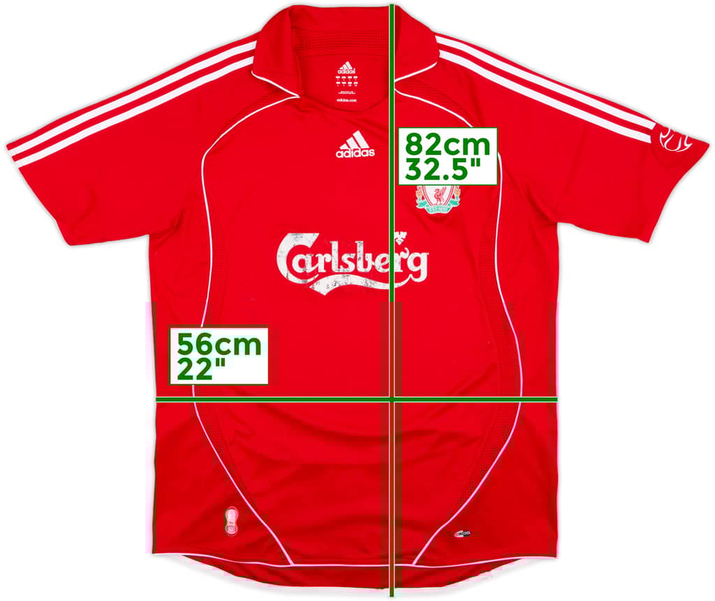 2006-08 Liverpool Home Shirt - 5/10 - (L)