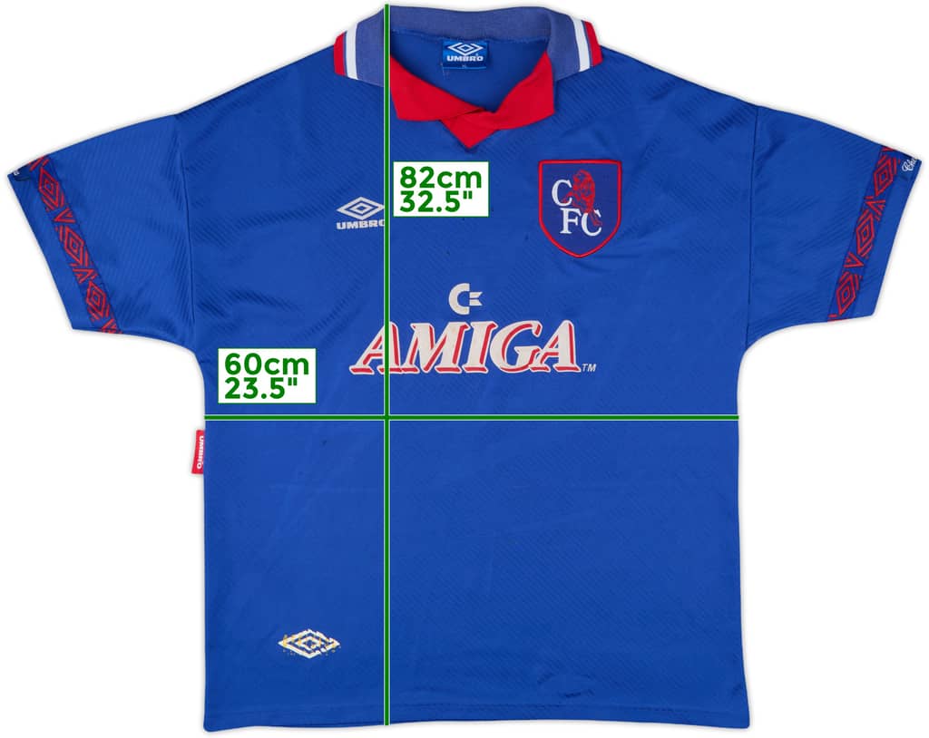 1993-94 Chelsea Home Shirt - 5/10 - (XL)
