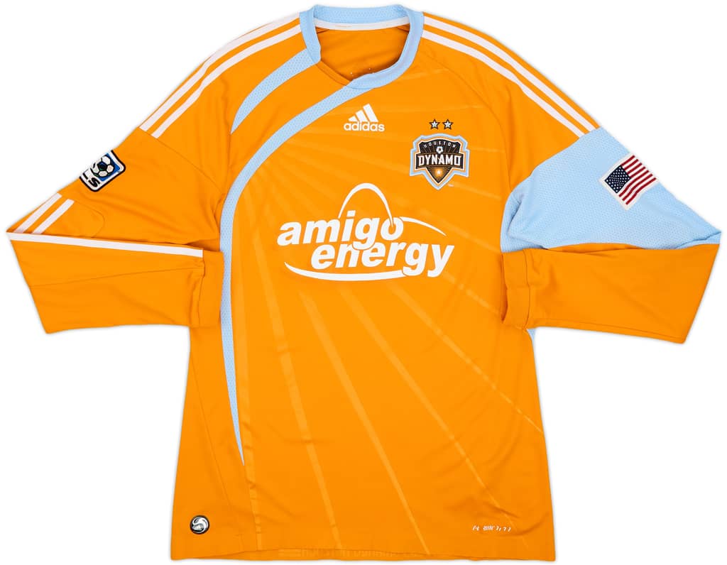 2009-10 Houston Dynamo Player Issue Home L/S Shirt - 8/10 - (M)