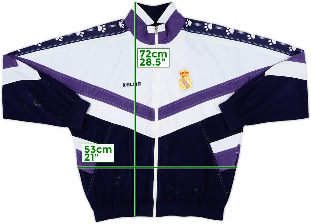 1996-97 Real Madrid Kelme Track Jacket - 5/10 - (XL)