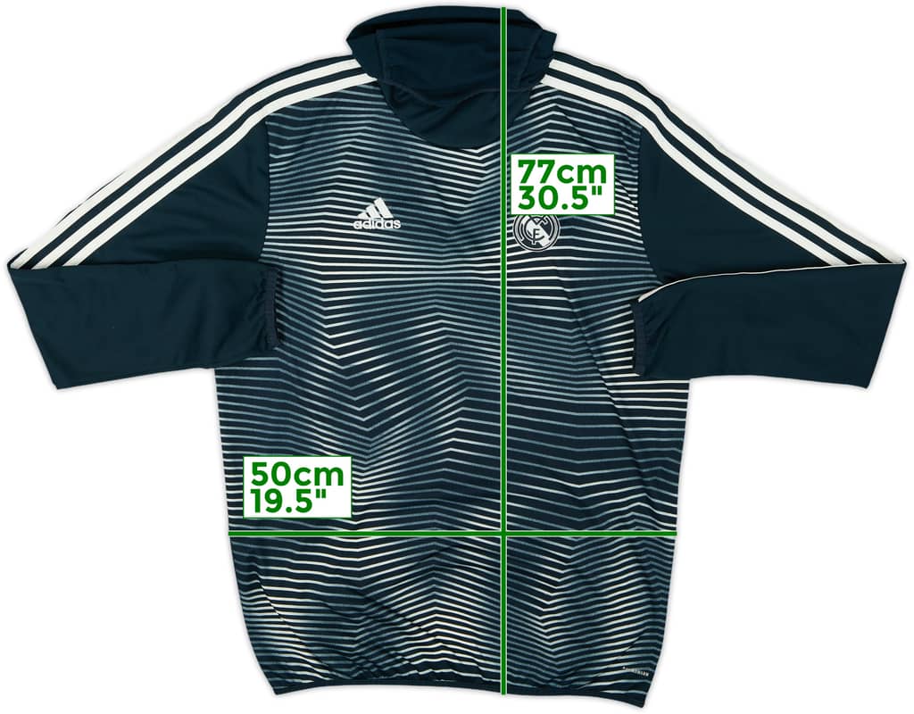 2018-19 Real Madrid adidas Training Top - 8/10 - (M)