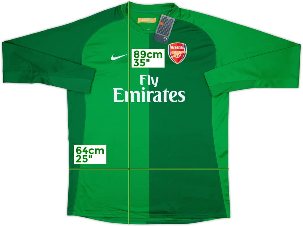 2006-07 Arsenal Player Issue GK Shirt (XXL)