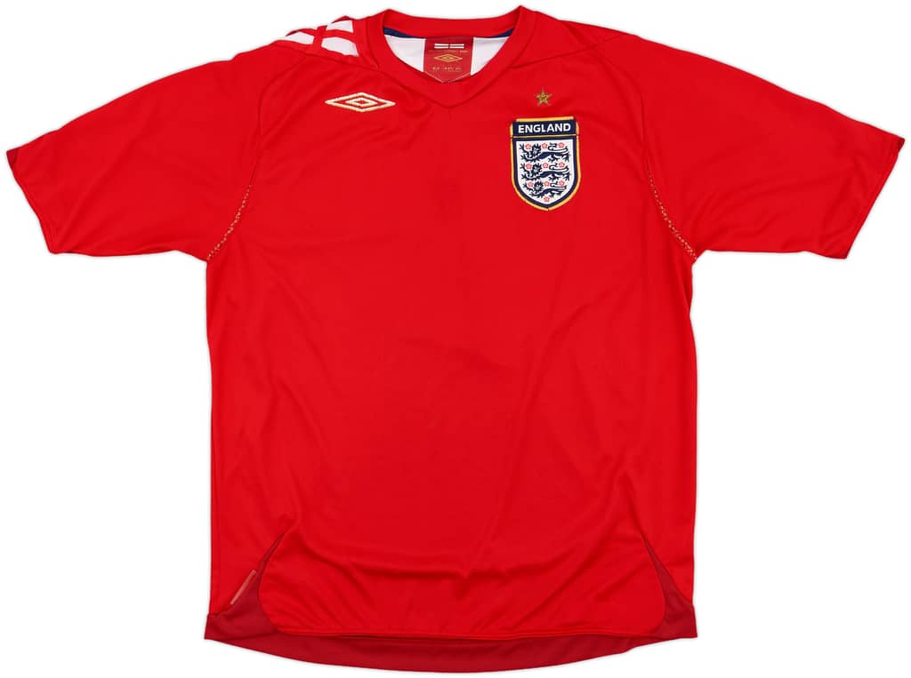 2006-08 England Away Shirt - 5/10 - (M)