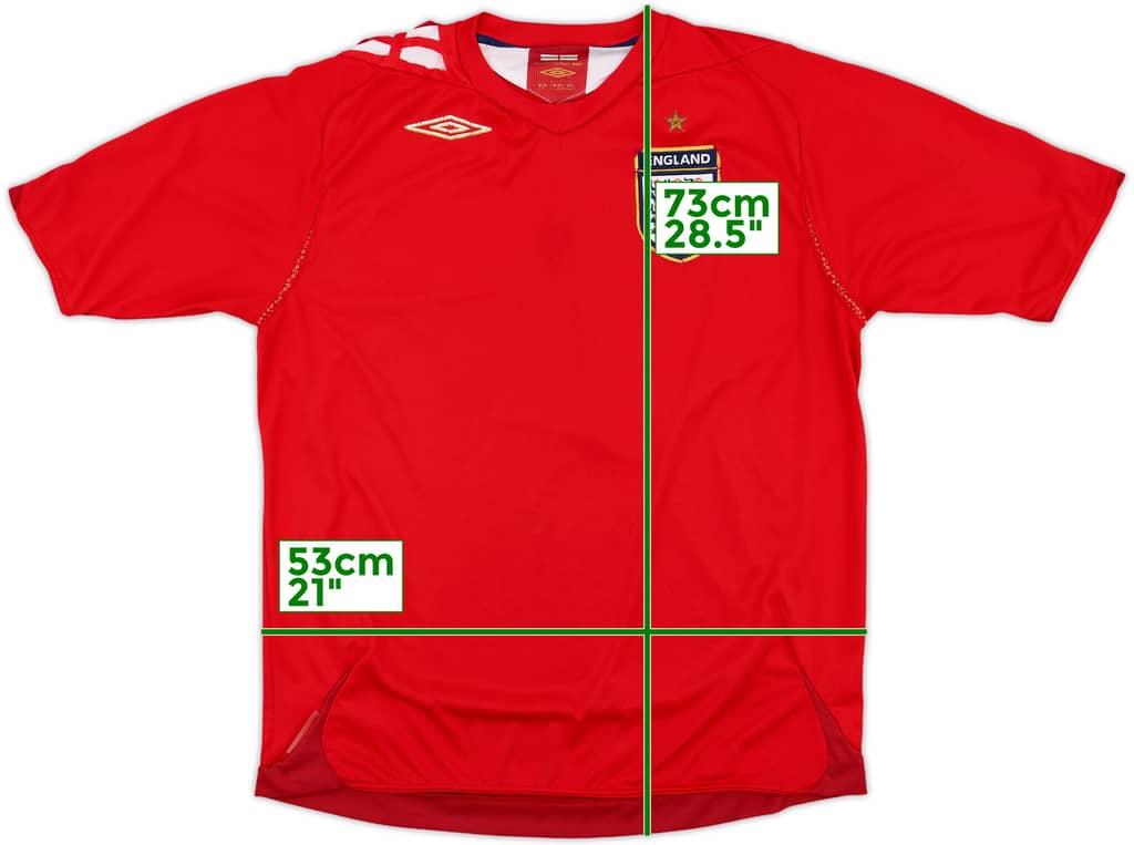 2006-08 England Away Shirt - 5/10 - (M)