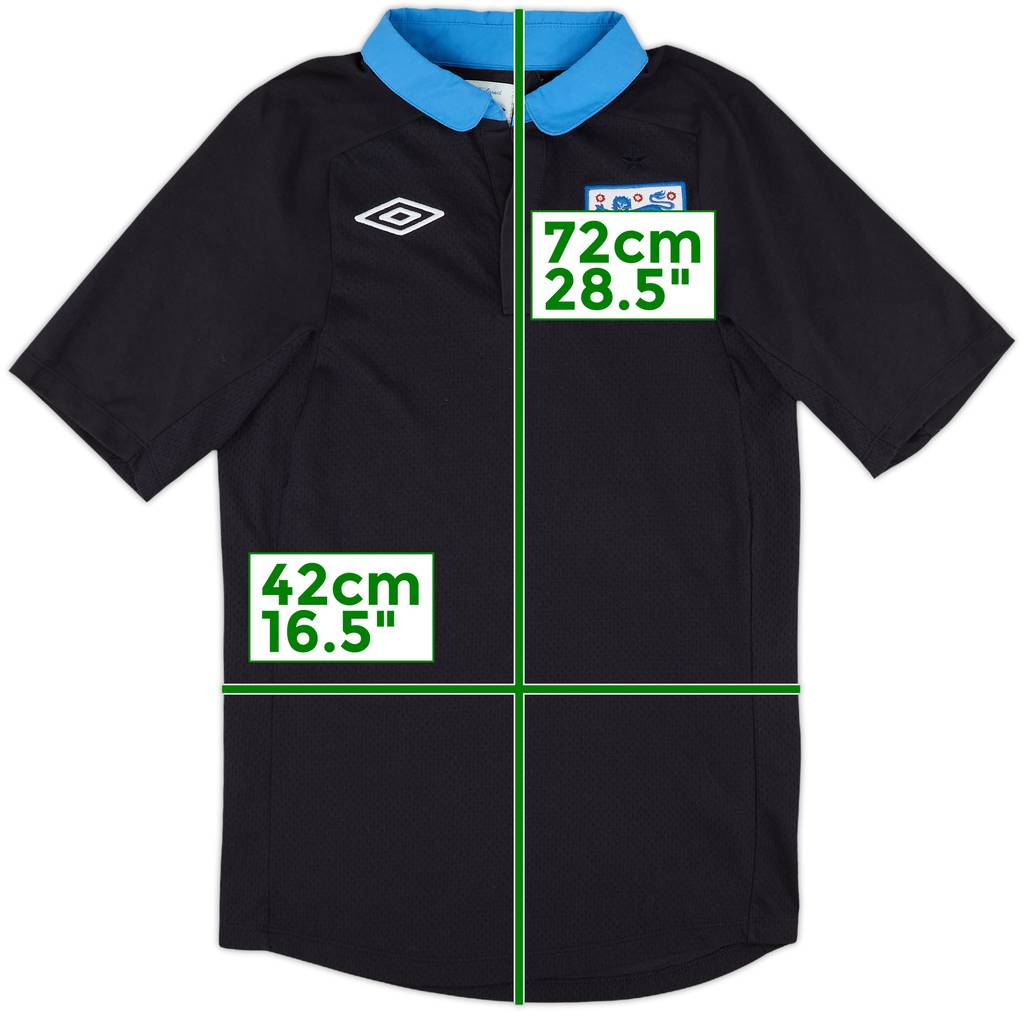 2011-12 England Away Shirt - 10/10 - (XS)