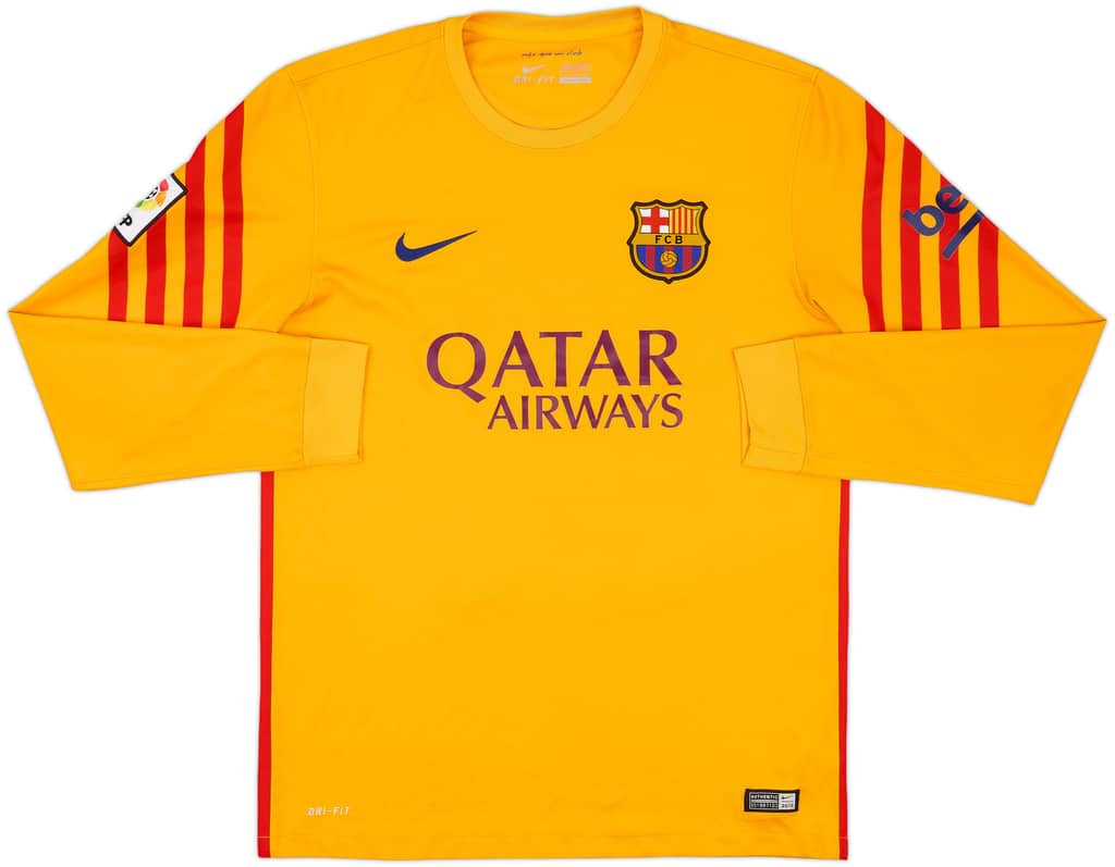 2015-16 Barcelona GK Shirt - 7/10 - (M)