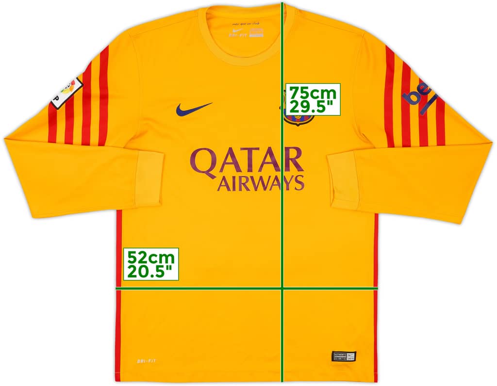 2015-16 Barcelona GK Shirt - 7/10 - (M)