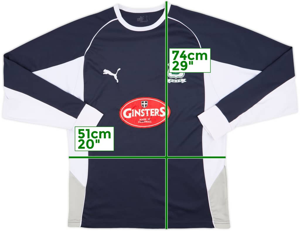 2006-07 Plymouth GK Shirt - 5/10 - (L)