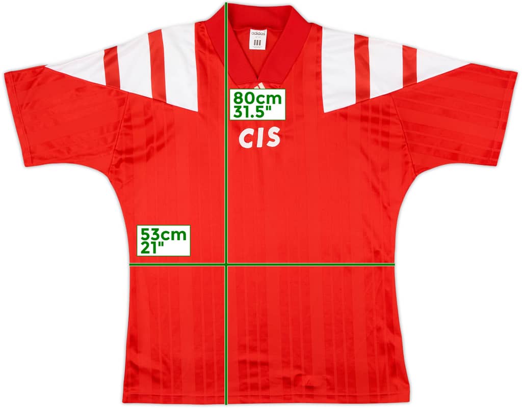 1992-93 CIS Home Shirt - 9/10 - (L)