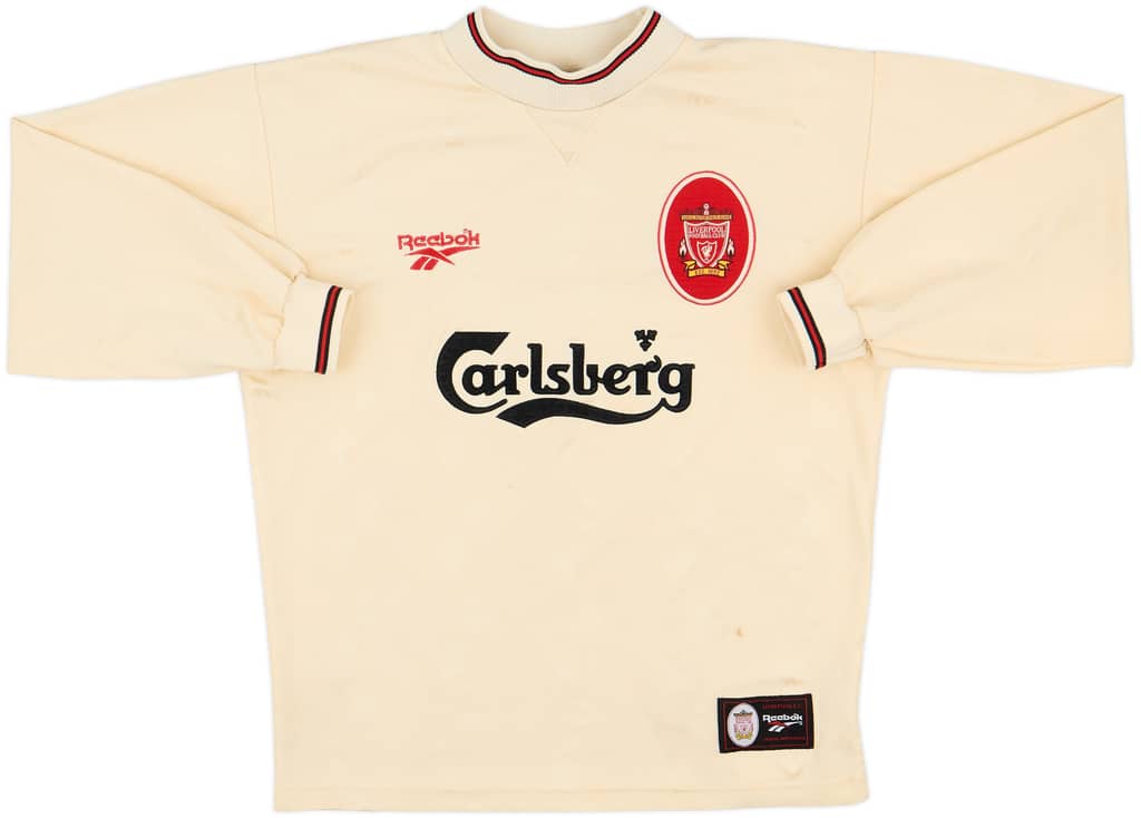 1996-97 Liverpool Away L/S Shirt - 7/10 - (M)