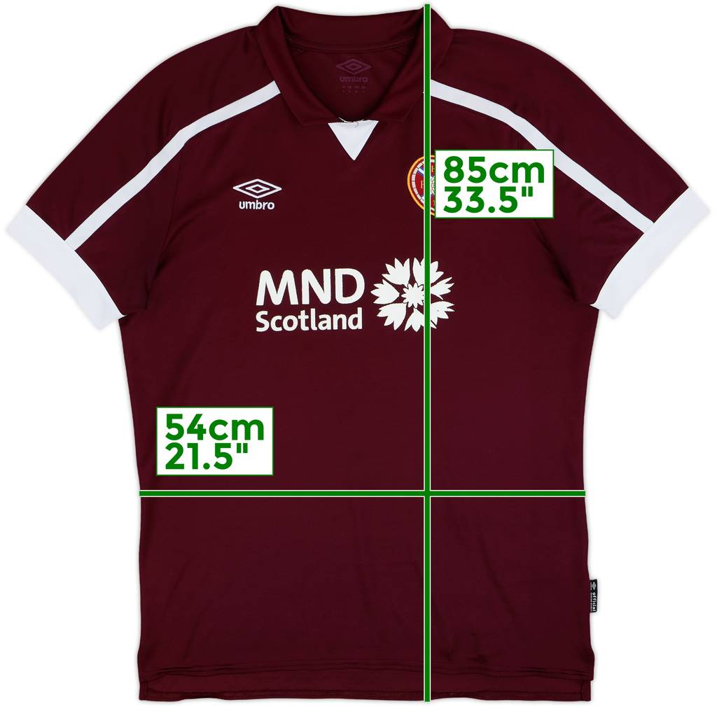 2021-22 Hearts Home Shirt - 7/10 - (L)