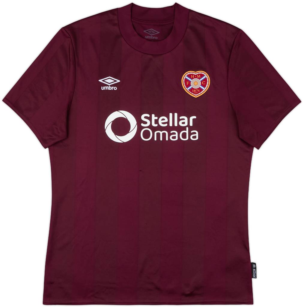 2024-25 Hearts Home Shirt - 9/10 - (M)
