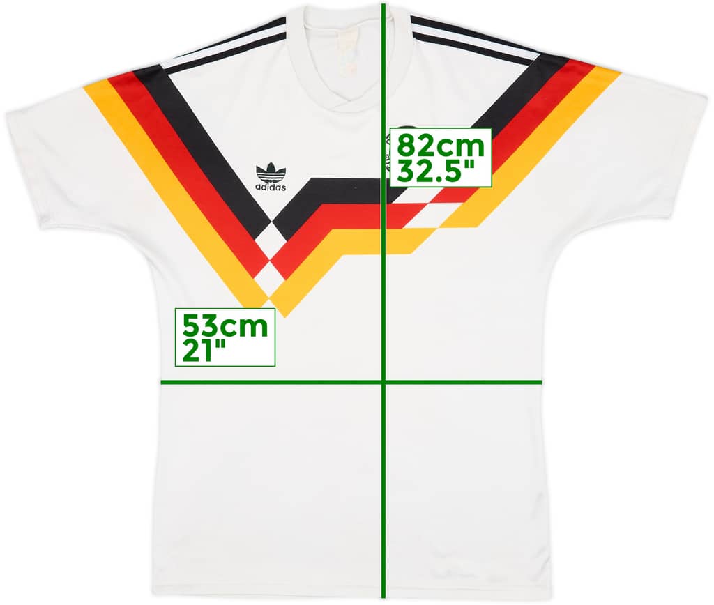 1988-90 West Germany Home Shirt - 8/10 - (L)
