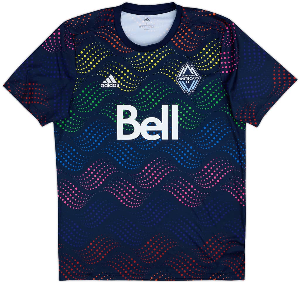 2019 Vancouver Whitecaps MLS Pride Warm-up Shirt - 10/10 - (L)