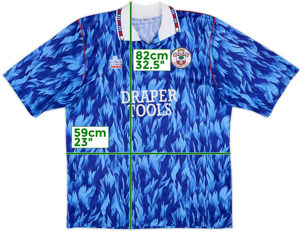 1991-93 Southampton Away Shirt - 9/10 - (XL)