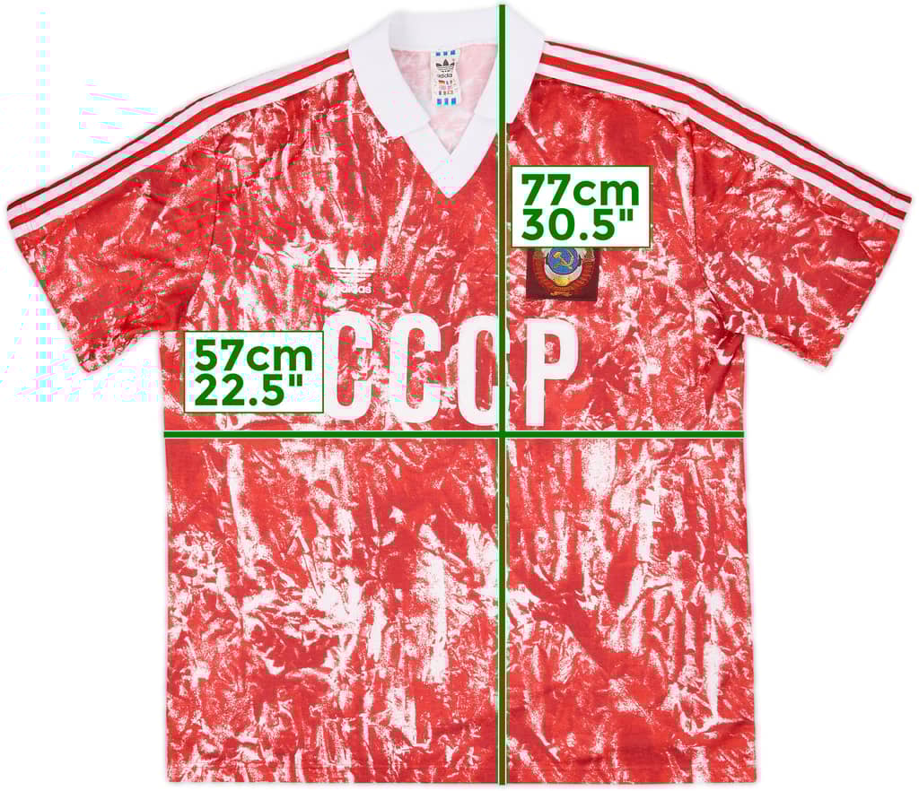 1989-91 Soviet Union Home Shirt - 8/10 - (L)