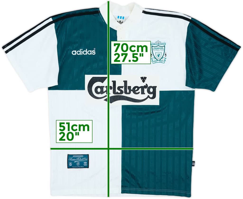 1995-96 Liverpool Away Shirt - 8/10 - (M)