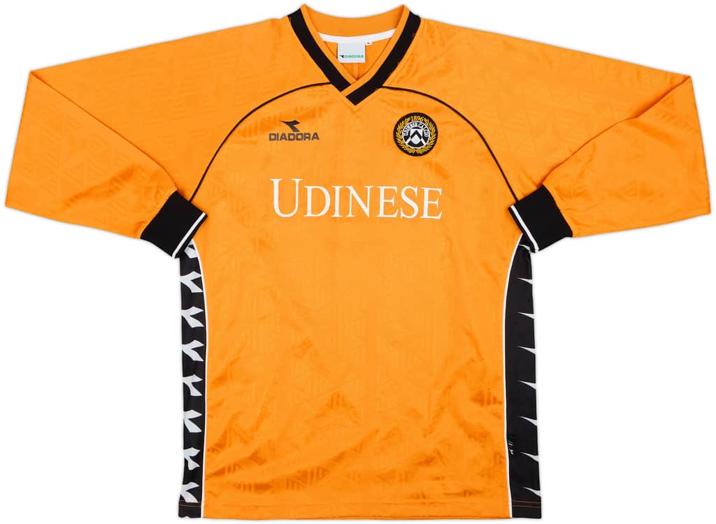 2001-02 Udinese Diadora Training L/S Shirt - 8/10 - (L)