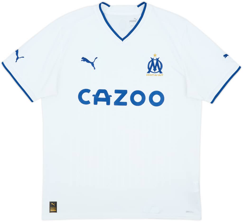 2022-23 Olympique Marseille Home Shirt - 9/10 - (L)