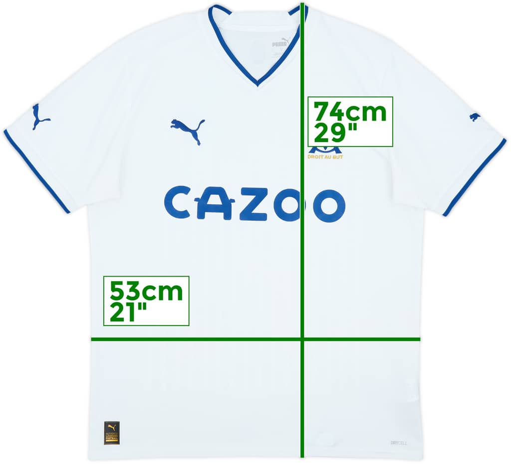 2022-23 Olympique Marseille Home Shirt - 9/10 - (L)