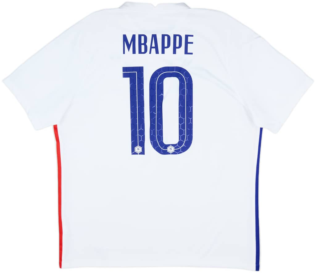 2020-21 France Away Shirt Mbappe #10 - 8/10 - (S)