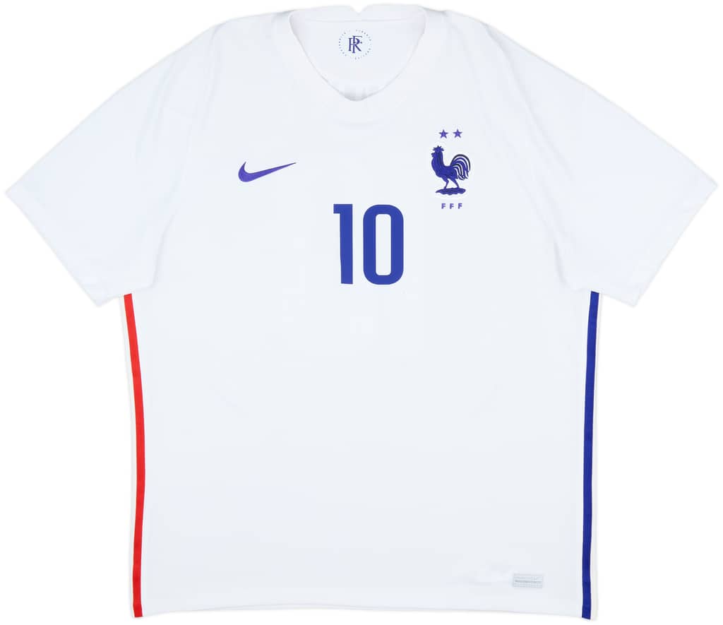 2020-21 France Away Shirt Mbappe #10