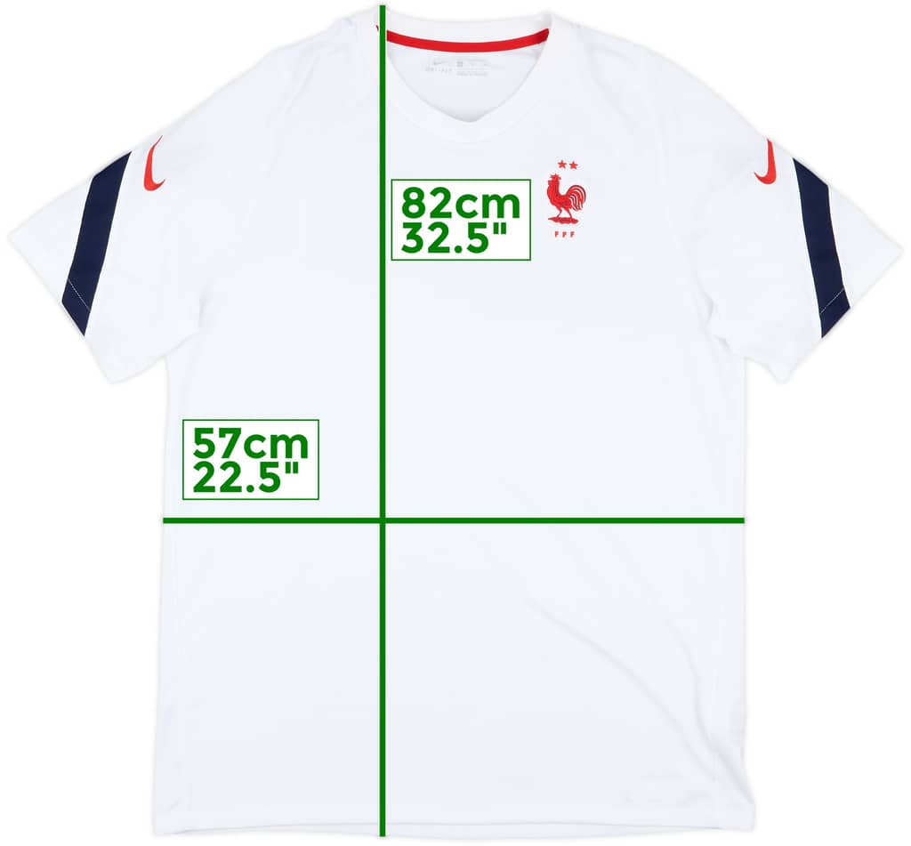 2020-21 France Nike Training Shirt - 8/10 - (XL)