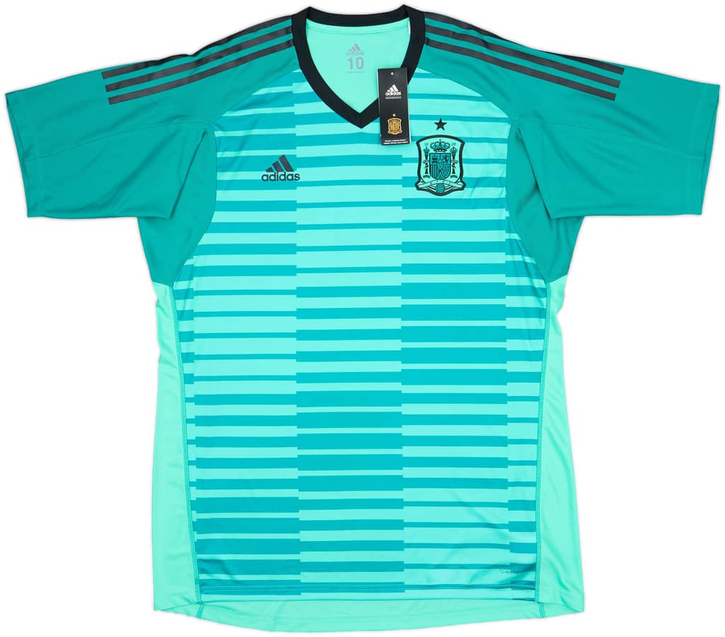 2018-19 Spain Player Issue GK Shirt (XL)