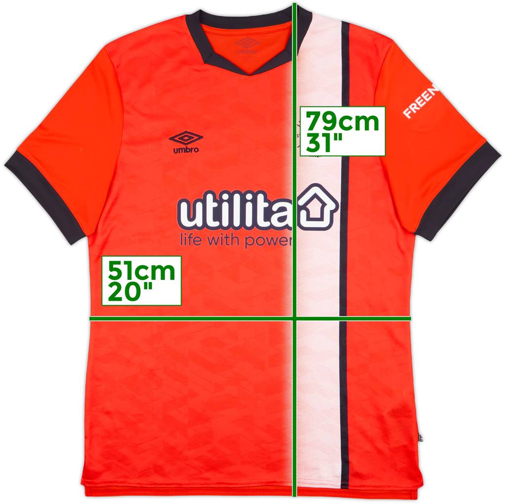 2023-25 Luton Town Home Shirt - 10/10 - (L)