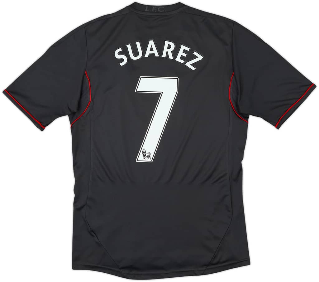 2011-12 Liverpool Away Shirt Suarez #7 - 6/10 - (S)