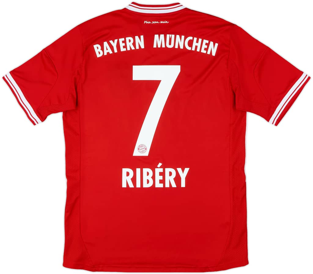 2013-14 Bayern Munich Home Shirt Ribery #7 - 8/10 - (XL.Boys)