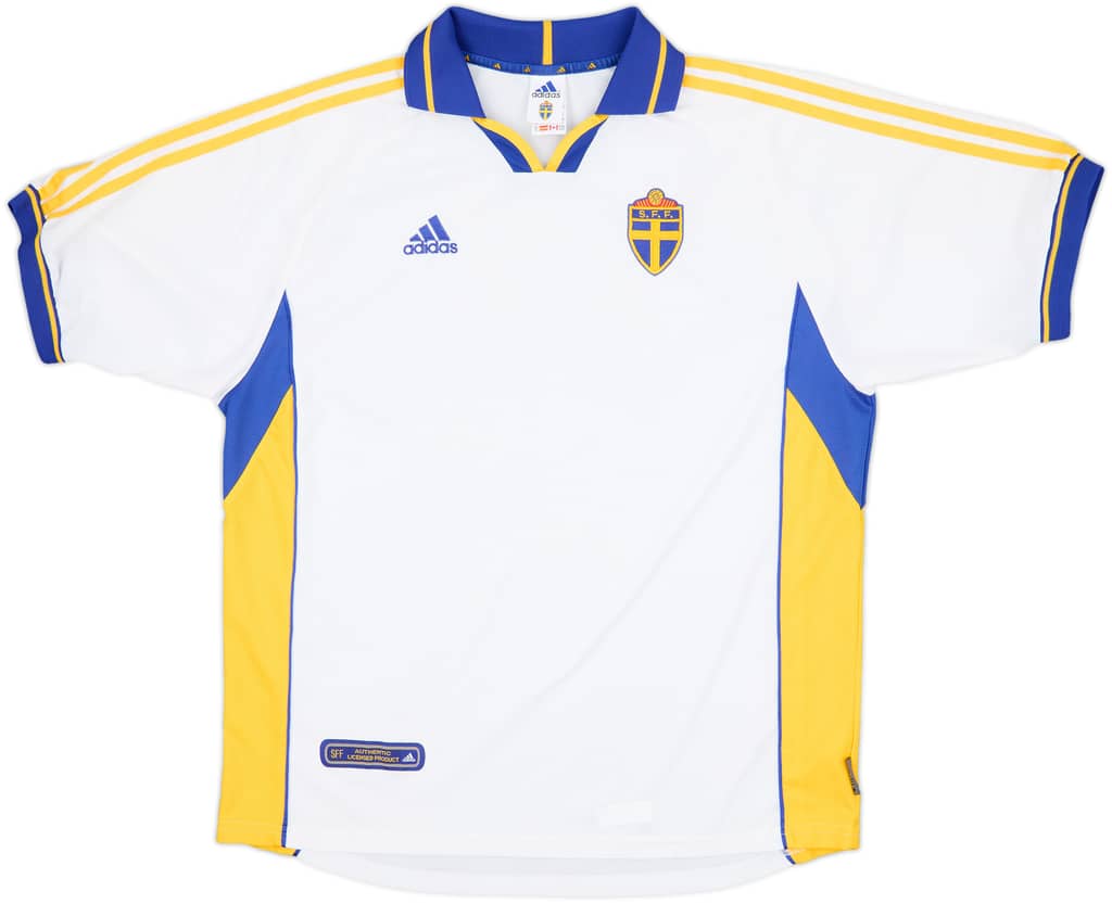 2000-02 Sweden Away Shirt - 9/10 - (XL)
