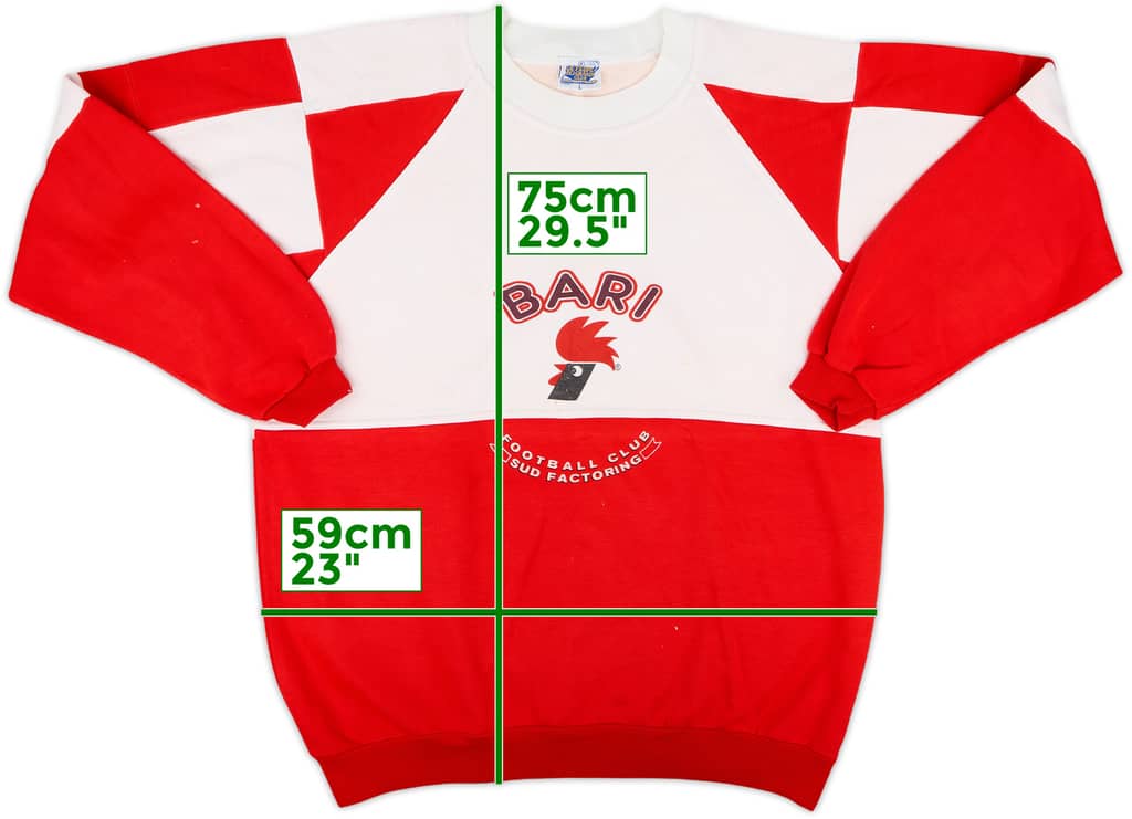 1990-91 Bari Le Felpe Dei Grandi Sweat Top - 6/10 - (L)