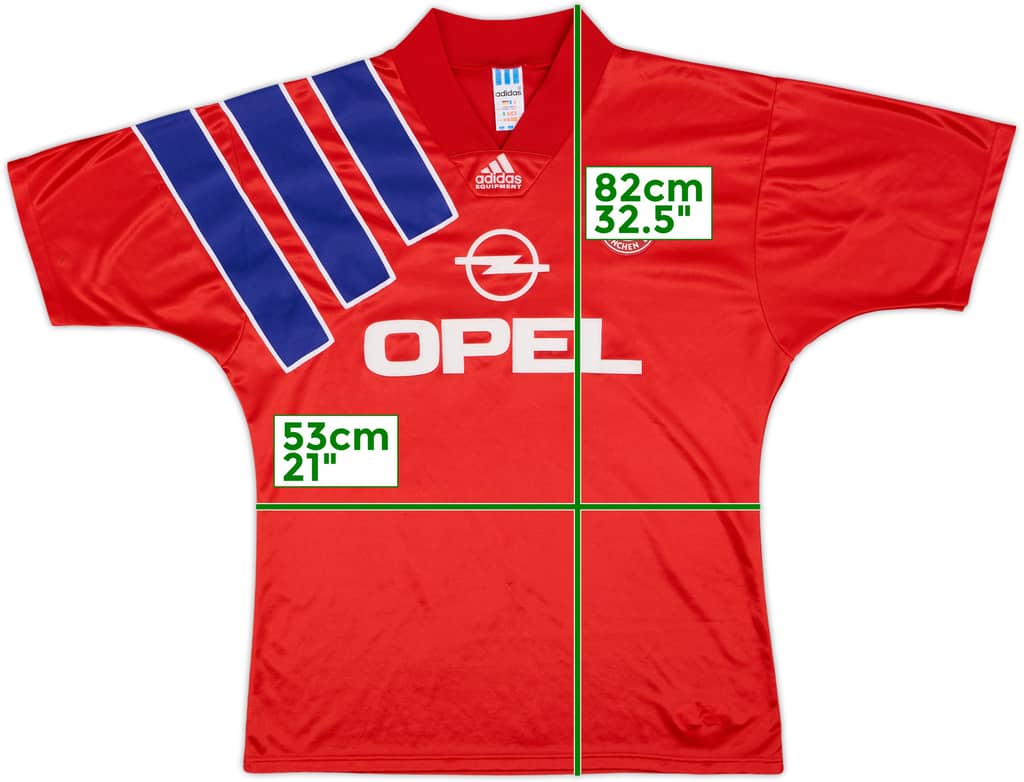1991-93 Bayern Munich Home Shirt - 8/10 - (L)