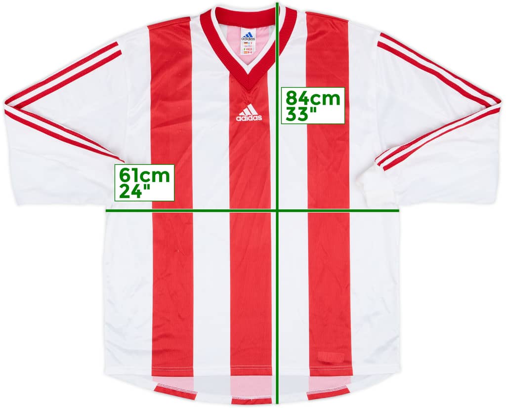 1990s adidas Template L/S Shirt - 9/10 - (XL)