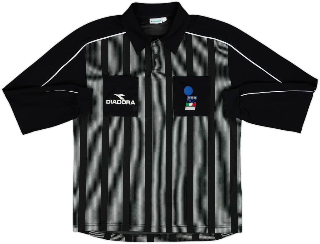 1999-00 Italy Diadora Referee L/S Shirt - 5/10 - (XL)