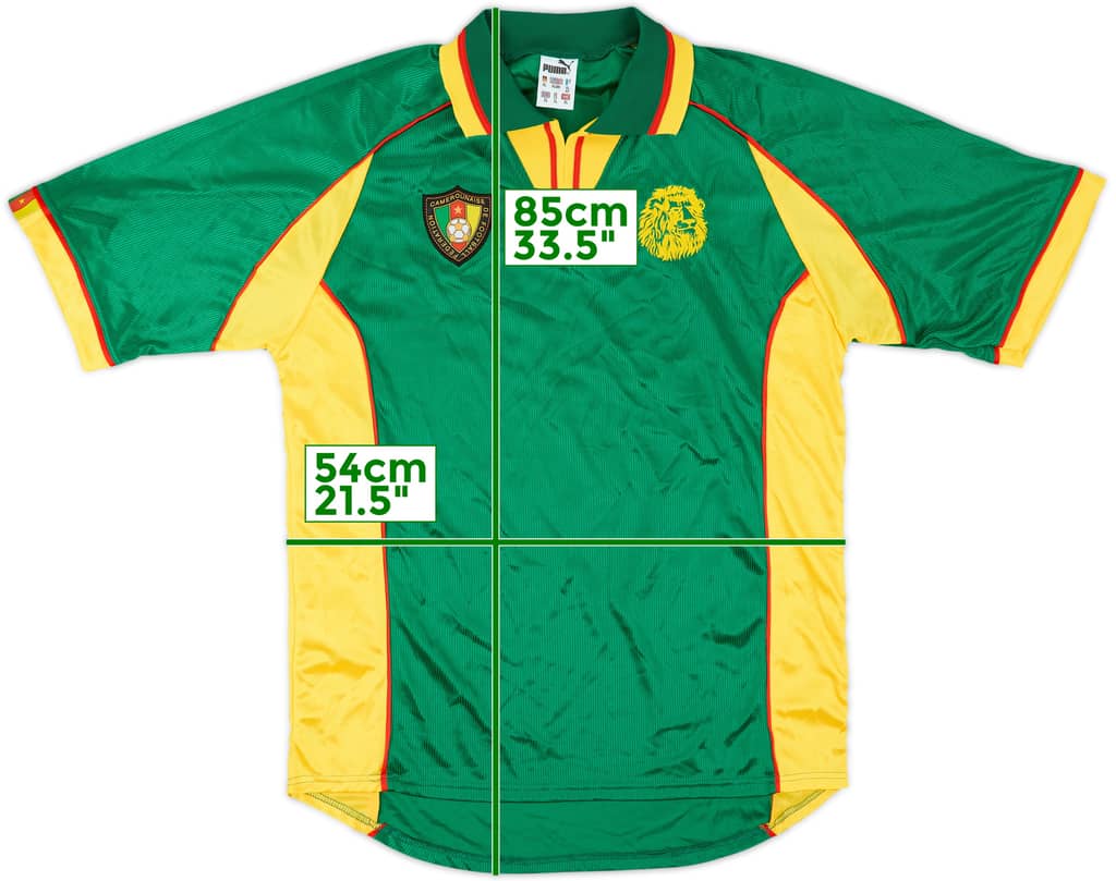 1998-99 Cameroon Home Shirt - 9/10 - (XL)