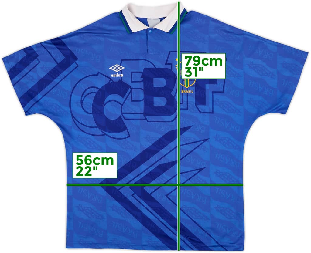 1991-93 Brazil Away Shirt - 5/10 - (XL)