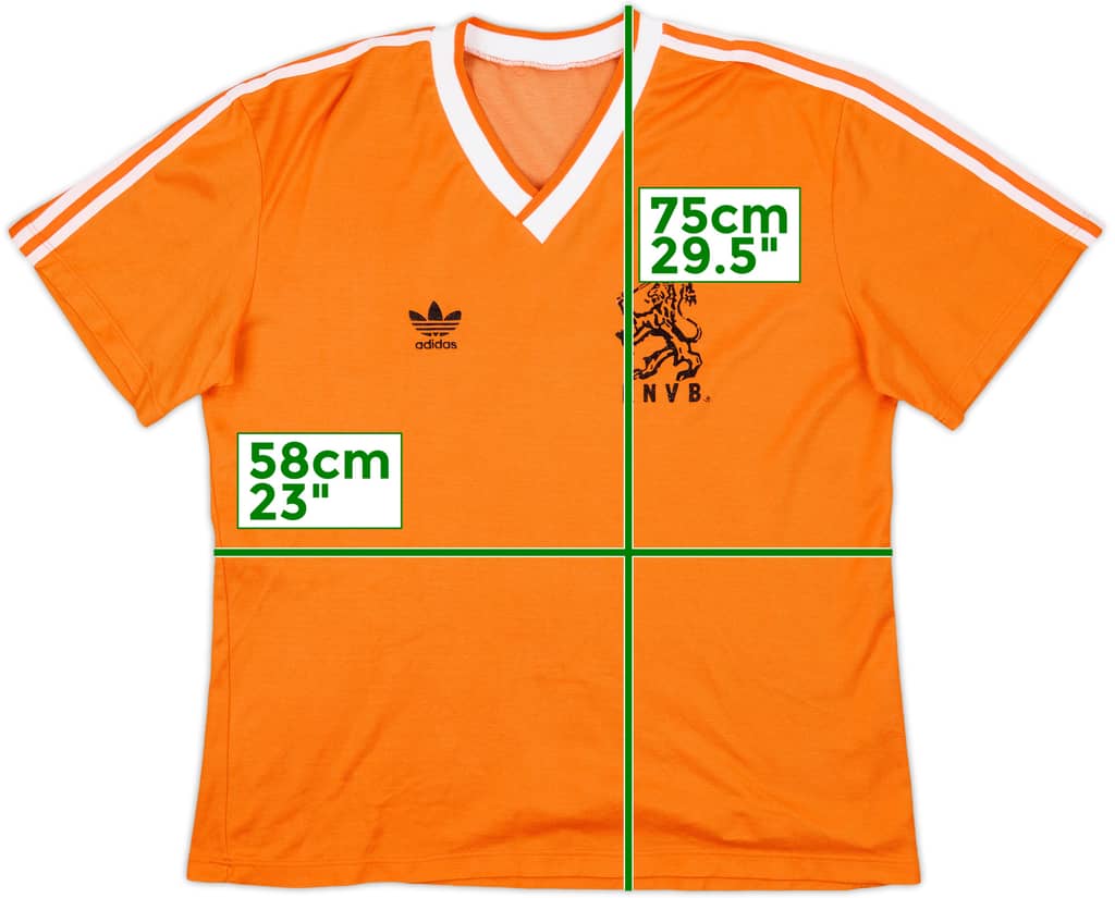 1985-88 Netherlands Home Shirt - 8/10 - (XL)