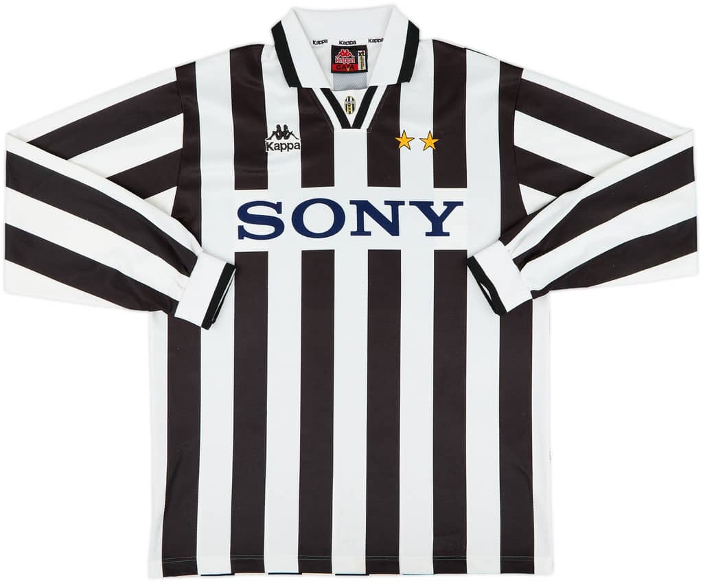 1995-97 Juventus Home L/S Shirt - 7/10 - (XL)