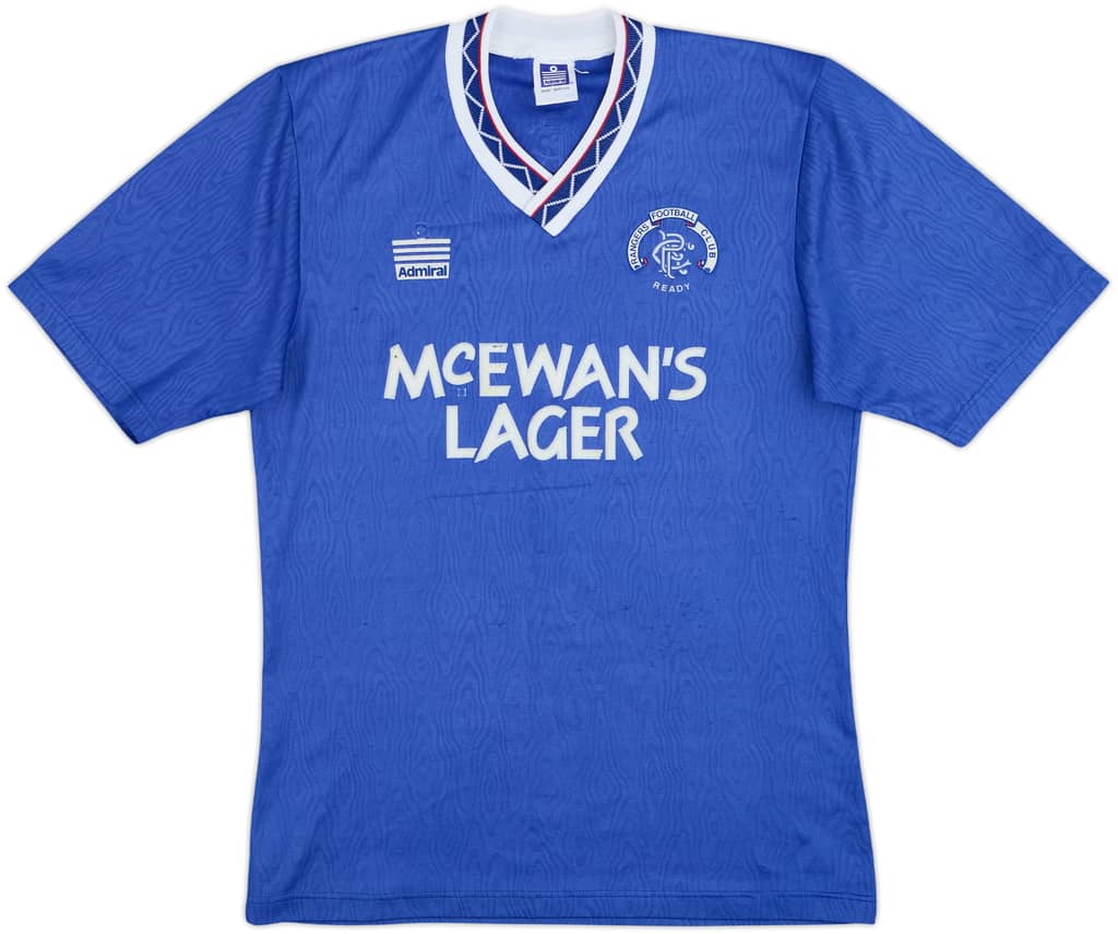 1990-92 Rangers Home Shirt - 6/10 - (S)