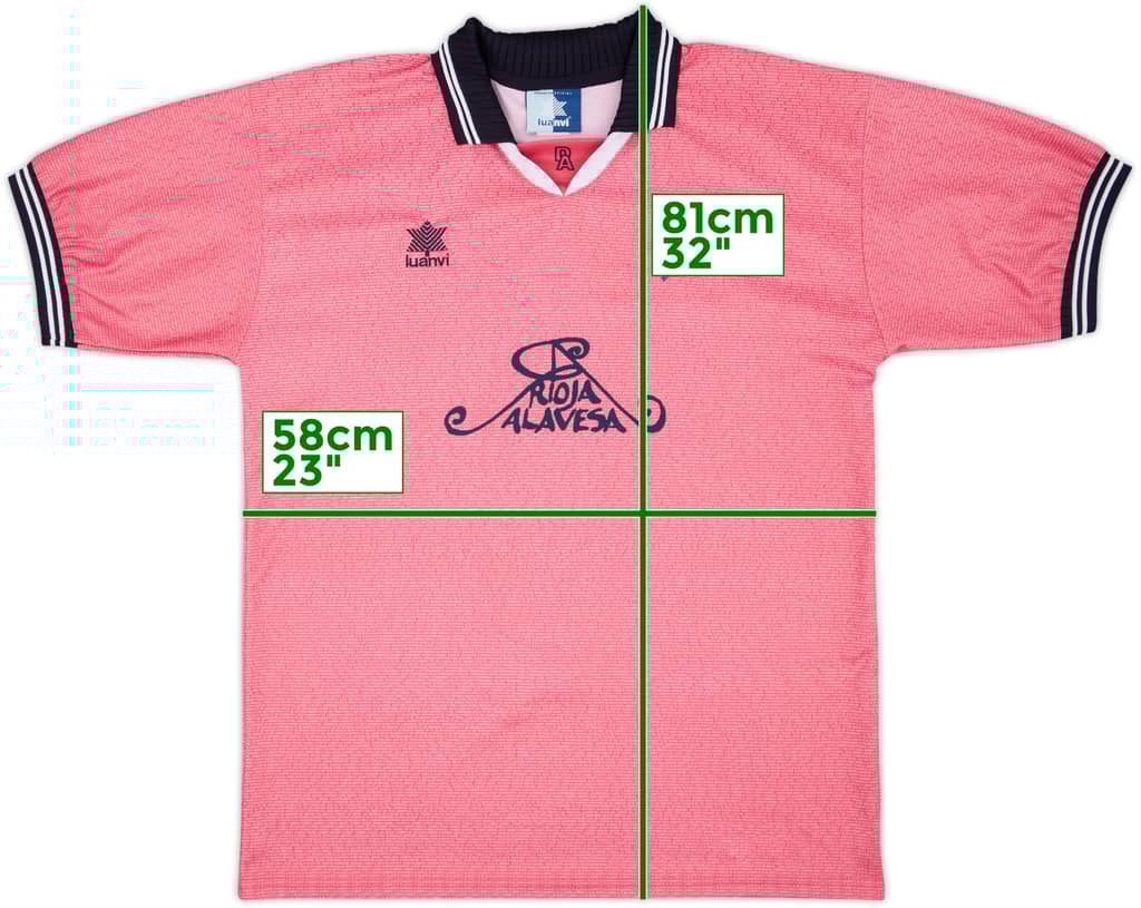 Camiseta de visitante del Alaves 2000-01 - 10/10 - (XXL)
