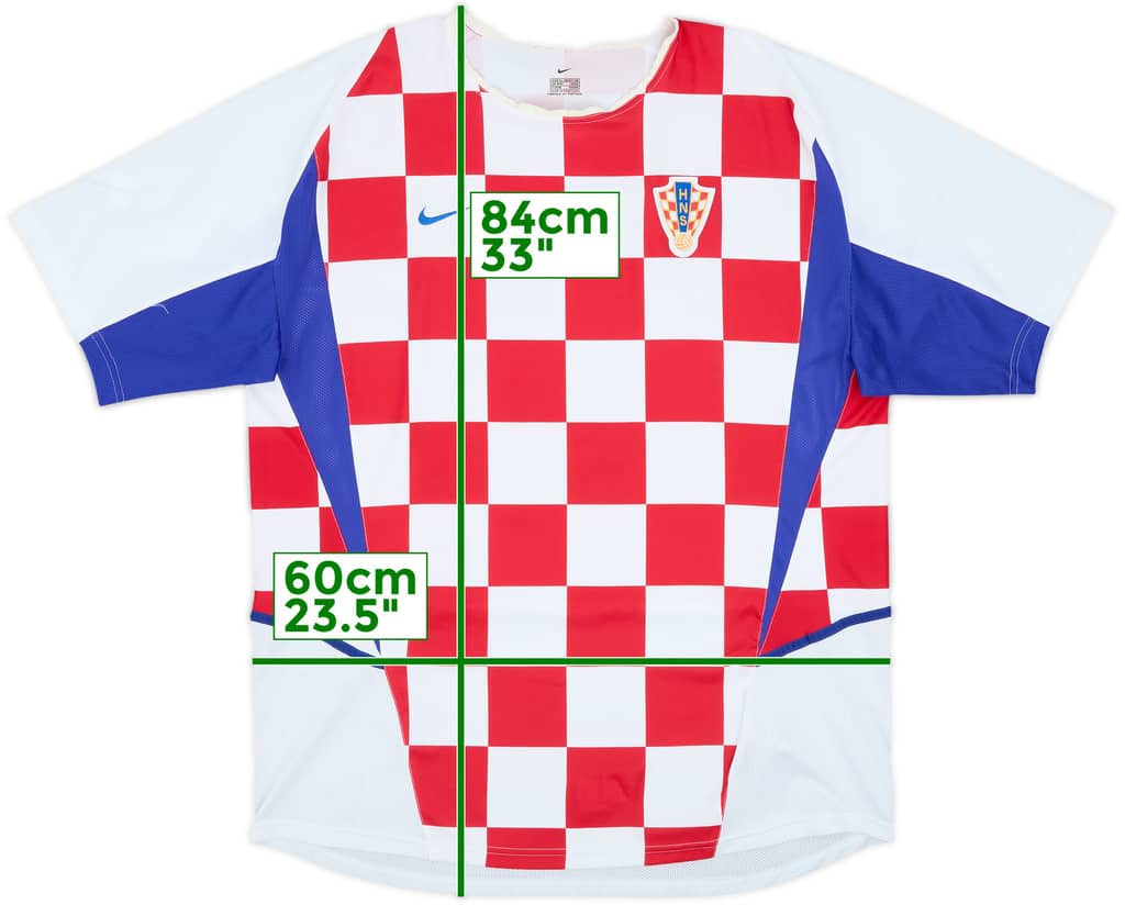 2002-04 Croatia Home Shirt - 8/10 - (XL)