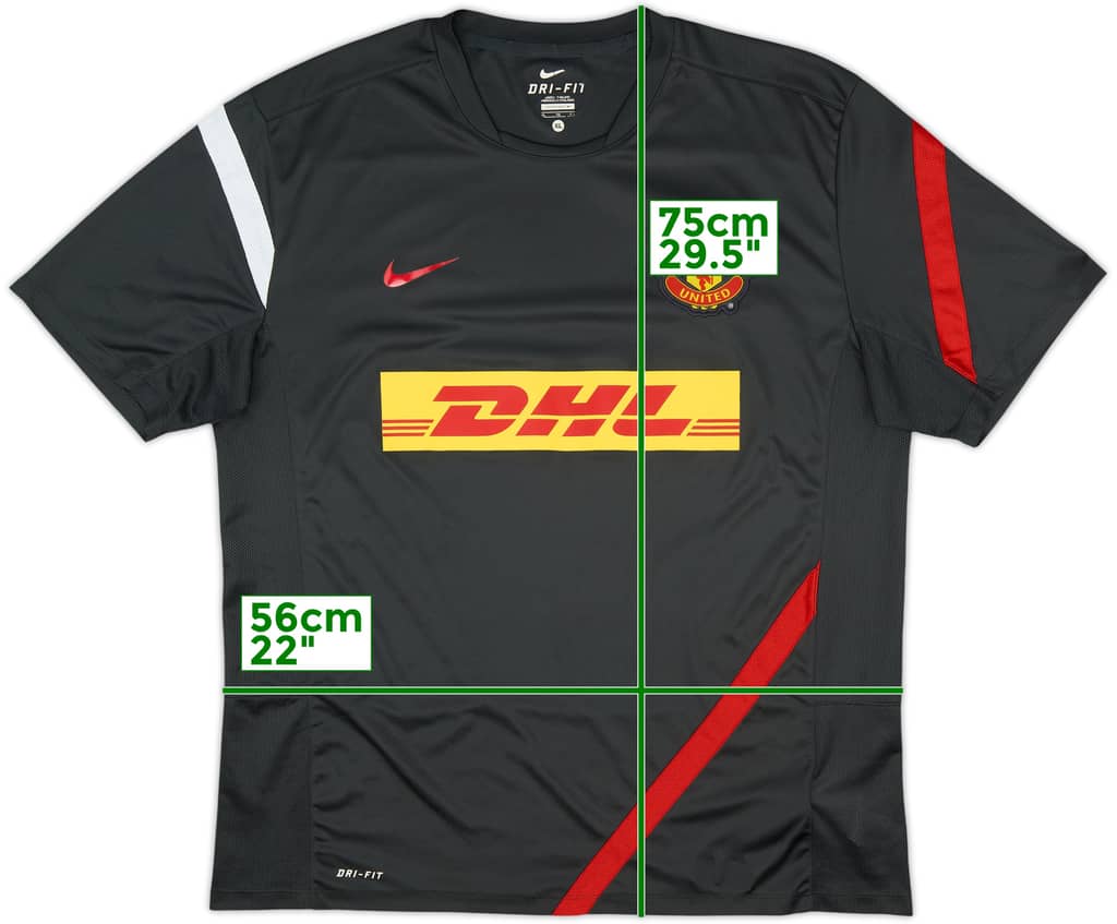 2012-13 Manchester United Nike Training Shirt - 9/10 - (XL)