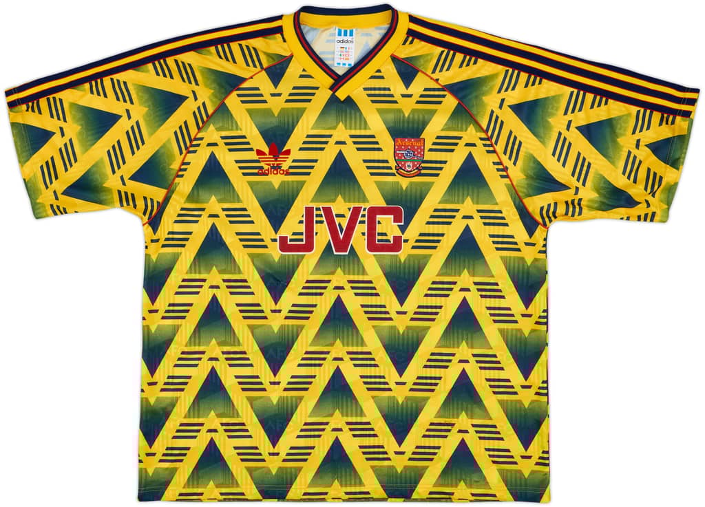 1991-93 Arsenal Away Shirt - 8/10 - (XL)