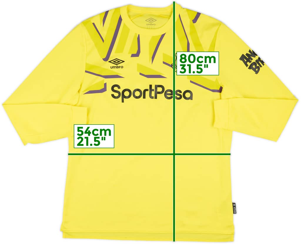 2019-20 Everton GK Shirt - 9/10 - (XL)